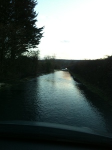 Rowing home at Hurstbourne Tarrant